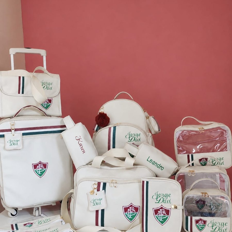 Kit Maternidade Time Completo personalizado com nome bordado - Lene Mimos